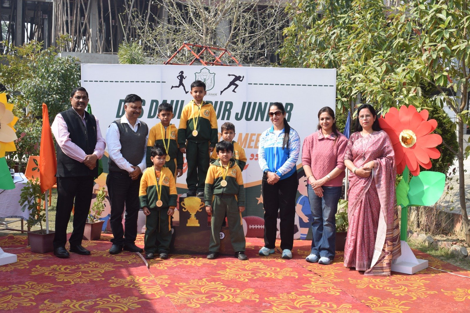 DPS दौलतपुर जूनियर कंखल में वार्षिक खेलकूद समारोह- 2026 का हुआ भव्य आयोजन